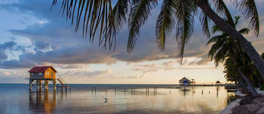Ambergris house on the ocean in Belize