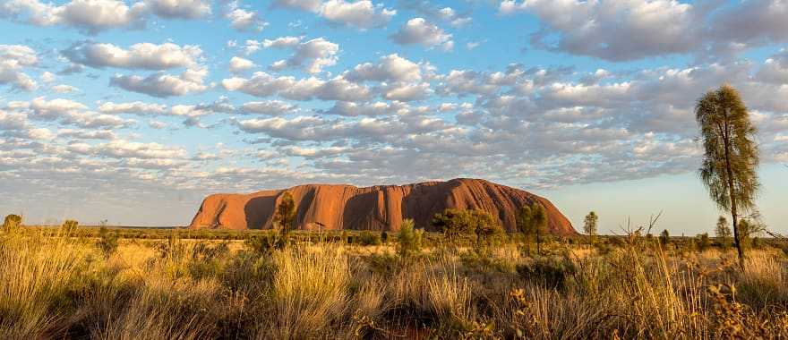 Ayers Rock, or Uluru, which in Aboriginal language means sacred