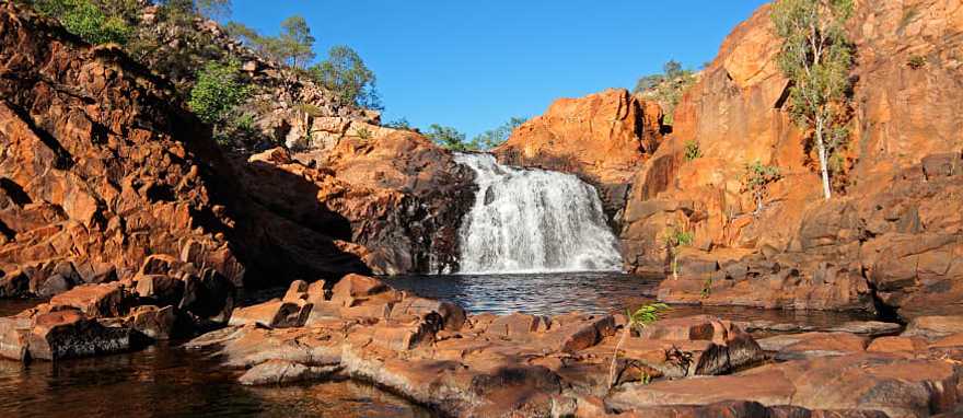 Waterfall in Kakadu National Park in Australia Waterfall in Kakadu National Park in Australia