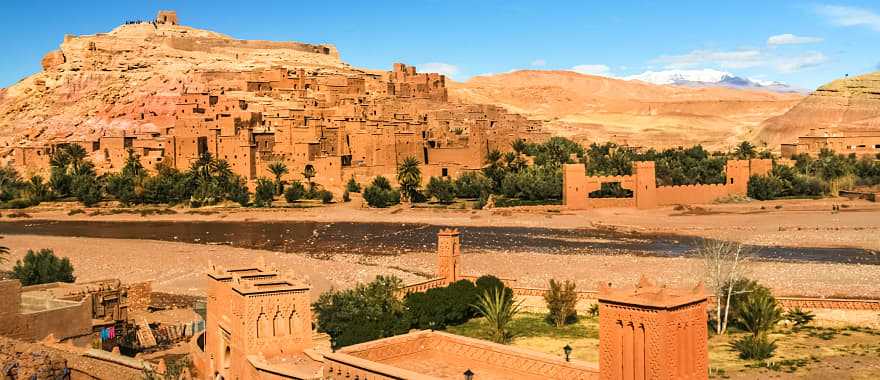 Historic fortified village Ait-Ben-Haddou in Morocco