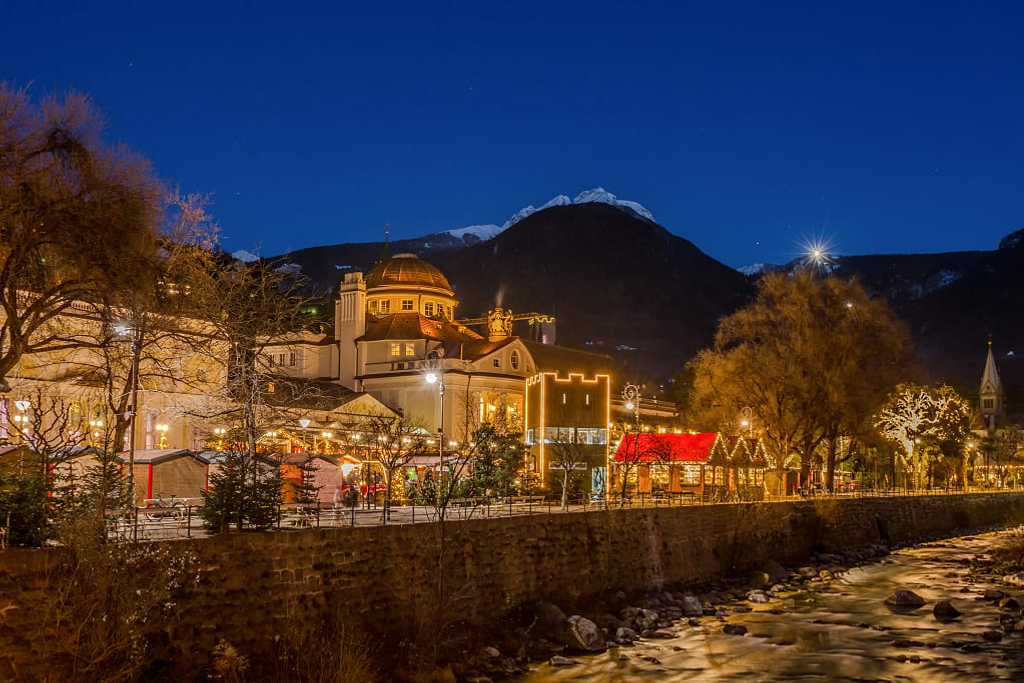 Christmas market in Merano, South Tyrol, Italy