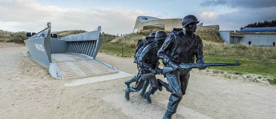 Utah Beach Memorial in Normandy, France