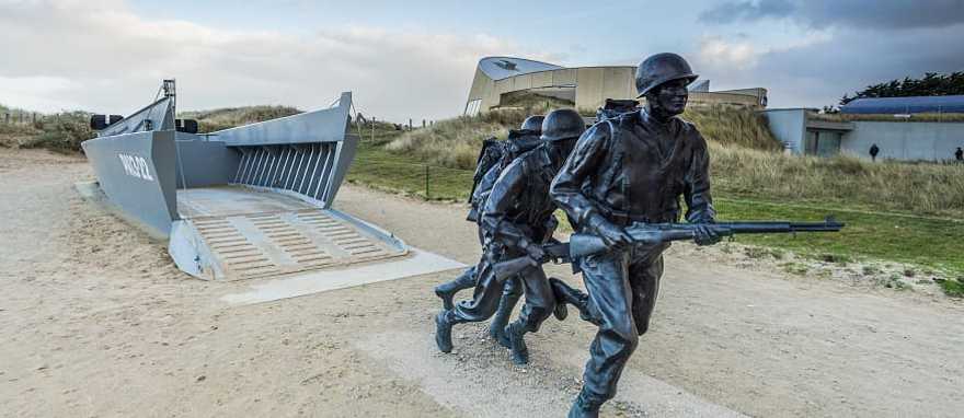 Utah Beach Memorial in Normandy, France Utah Beach Memorial in Normandy, France