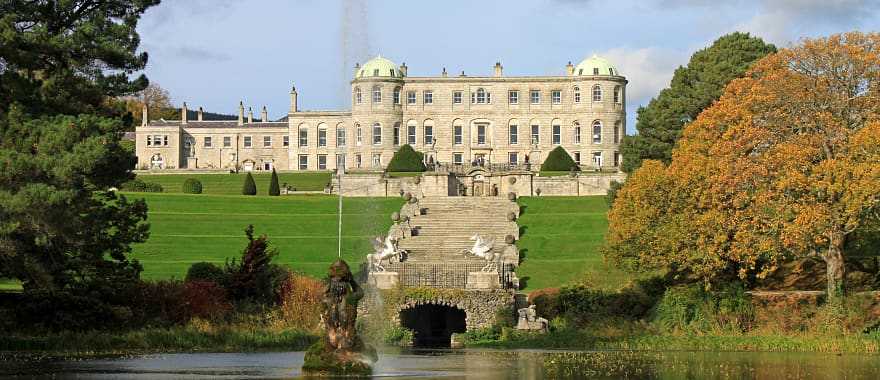Powerscourt House and Lake in County Wicklow, Ireland