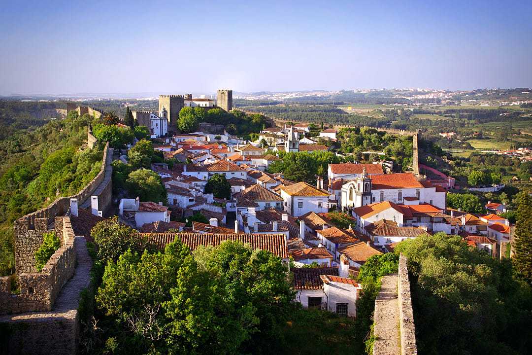 Medieval village of Obidos in Portugal