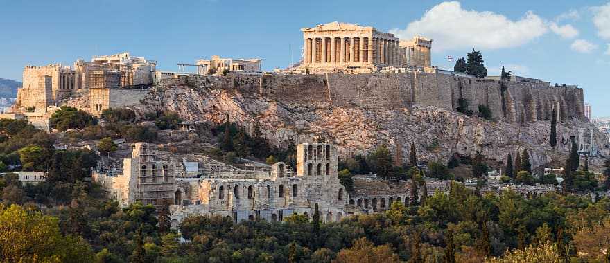 Beautiful view of the Acropolis, Athens, Greece