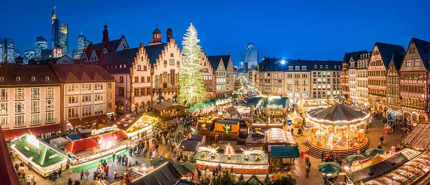 Christmas market in Frankfurt, Germany