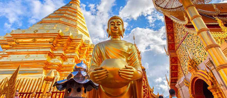 Wat Phra That doi Suthep in Chiang Mai, Thailand 