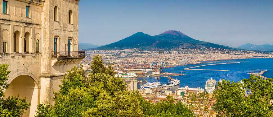 Naples, City and Vesuvius views