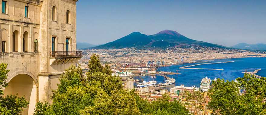 Naples, City and Vesuvius views Naples, City and Vesuvius views