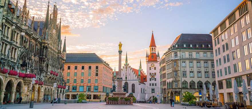 View of The Old Town Hall in Munich, Germany