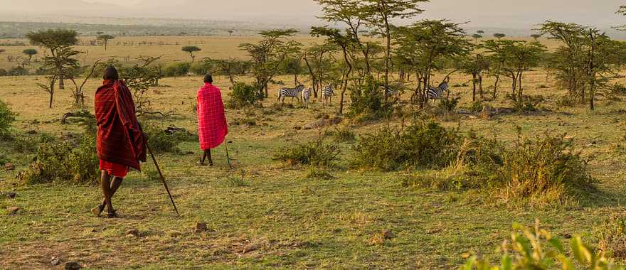Immerse yourself in the beauty of the grassy shroud of the Masai Mara Game Reserve, Kenya
