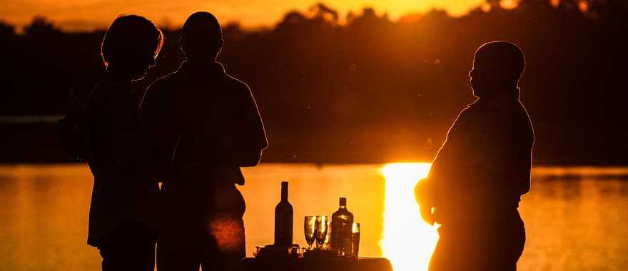 Sundowners in South Luangwa National Park, Zambia